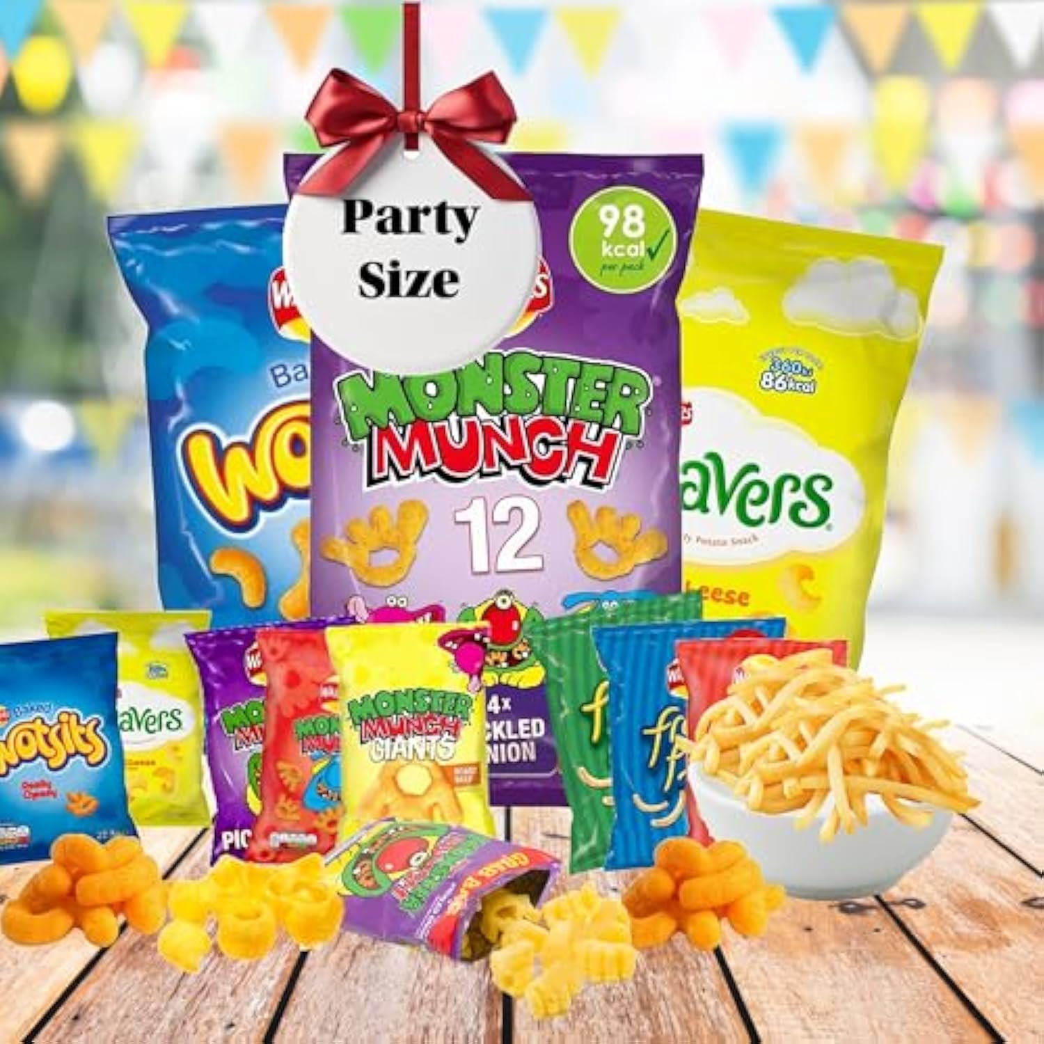 Assorted Crisps Multipack – 60 Variety Snack Bags Plus 3 × 18g French Fries Crisps, Ideal for Birthdays, Parties, Pubs, Movie Nights & Camping - Image 2