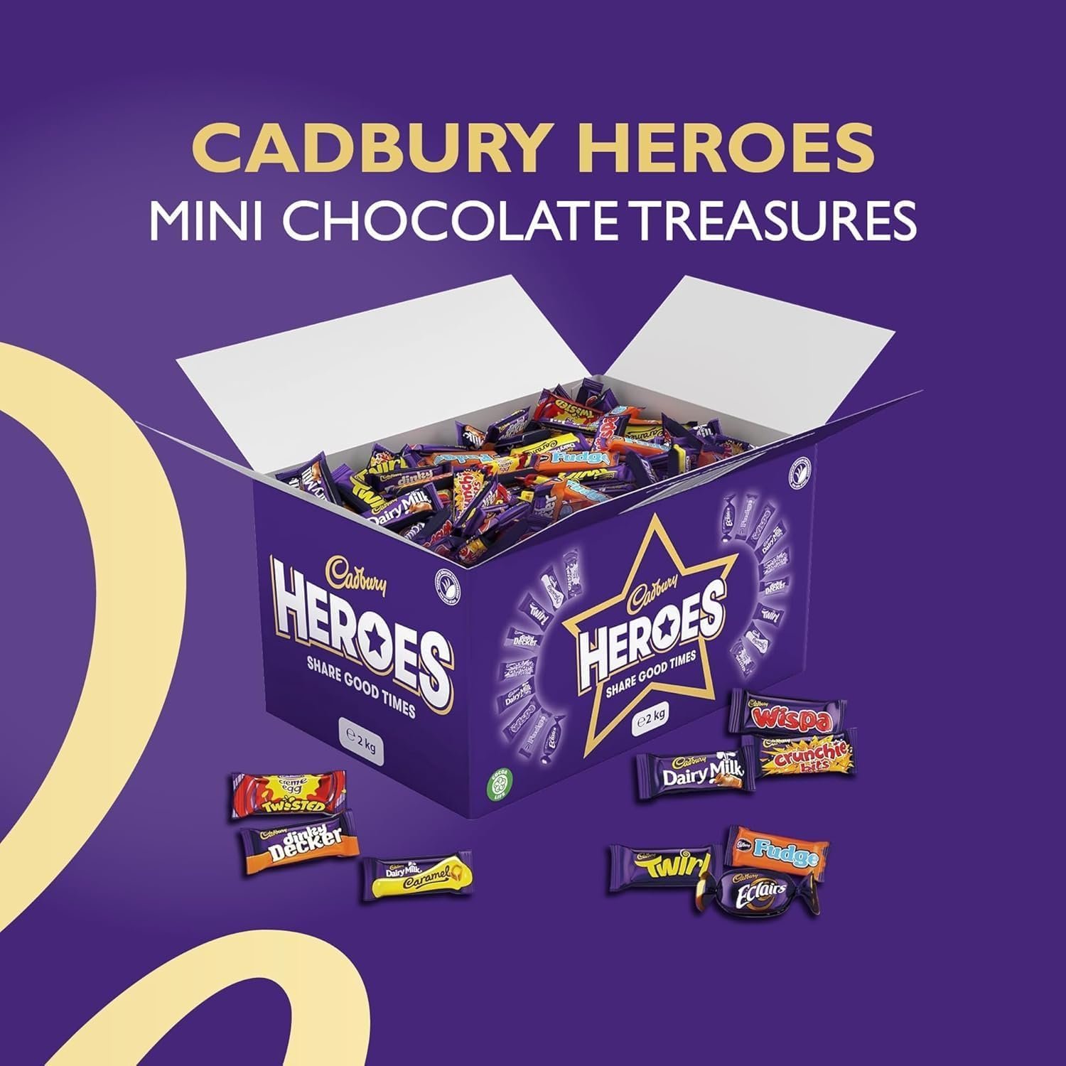 Cadbury Heroes Chocolates Bulk Share Box 2KG - Image 4